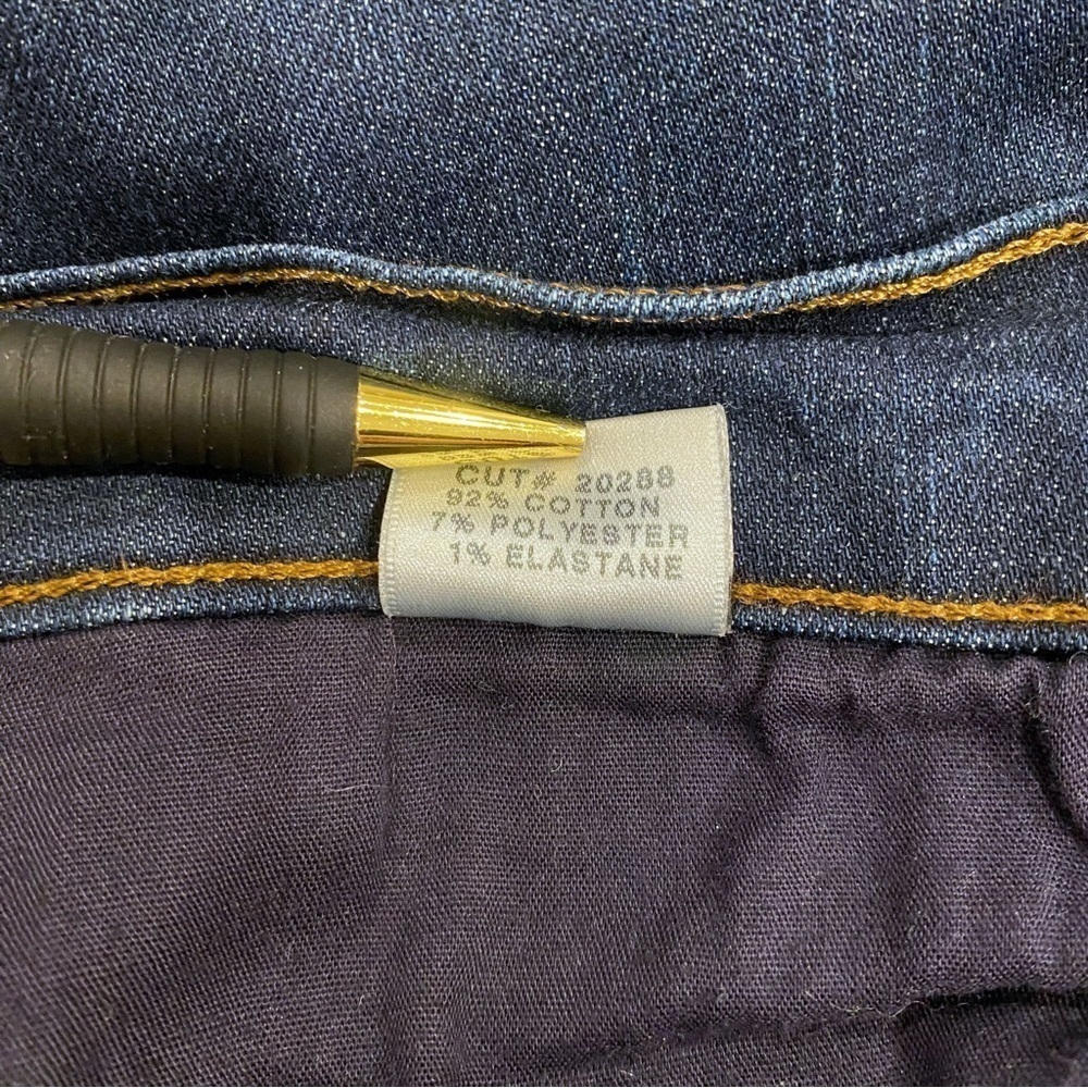 J Brand | Pure Capri Jeans Dark Blue Stretch Size 25 - Picture 7 of 8